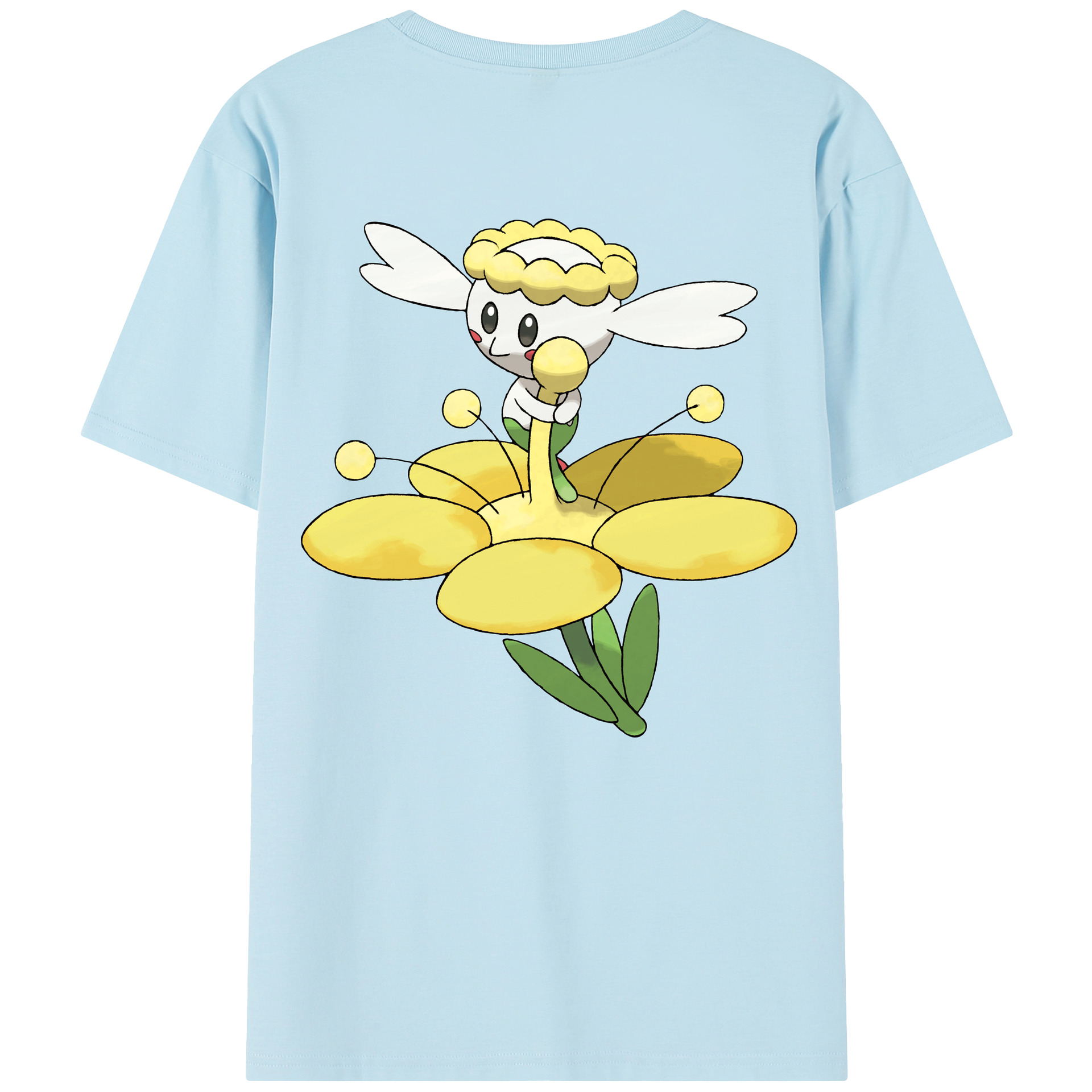 （画像用） ポケットモンスター Pokémon 綿100％半袖Tシャツ（背面プリント）